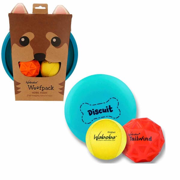 Woofpack Frizbi ve Top Köpek Oyuncak Seti